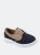 Skechers Womens/Ladies GOwalk Lite Coral Boat Shoes - Navy