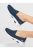 Womens/Ladies Go Walk 5 Slip On Shoe - Navy