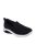 Womens/Ladies Gowalk Air Slip On Sports Shoe (Black/White) - Black/White