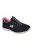 Womens/Ladies Summits Striding Slip On Sneaker - Black/Pink - Black/Pink