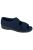 Womens/Ladies Betty Extra Wide Slippers - Navy Blue - Navy Blue