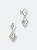 Kenza Drop Earrings - Silver
