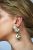 Flashback Fold Earrings - Fuchsia And Emerald