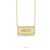 Custom Pave Outline Nameplate Paperclip Necklace