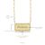 Custom Pave Outline Nameplate Paperclip Necklace