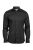 Tee Jays Mens Luxury Stretch Long-Sleeved Shirt - Black