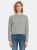 Double Seam Crewneck Cashmere Sweater - Soft Grey
