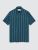 Soprano Quarter Zip T-Shirt - Blue/Green Stripe