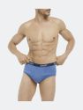 Essential Cotton Fly Front Brief 3-Pack - Opal/Dutch Blue/Tea Rose - Opal/Dutch Blue/Tea Rose