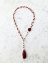 Diana Montecito Necklace in Ruby with Ruby Drop - Ruby