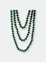 Emerald Green Crystal Beaded Necklace - Green