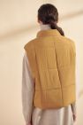 High Neck Quilted Vest