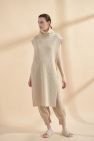 Wool Cashmere Blend Turtleneck Tunic Top