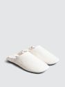 ABE Canvas Home Shoes, Wool-Lined - Natural