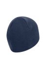 Adults Cap Knitted Ski Hat Without Turn Up - Navy
