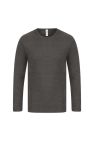 Mens Thermal Long Sleeve T-Shirt - Charcoal - Charcoal