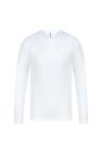 Mens Thermal Long Sleeve T-Shirt - White - White