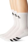 Adidas Mens Golf Crew Socks (Pack Of 3) (White)