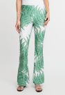 Elaine Stretch Knit Pant in Queen Palm - Queen Palm