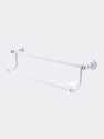 Carolina Crystal Collection 18" Double Towel Bar - Matte White