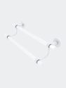 Clearview Collection 18" Double Towel Bar - Matte White