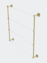 Clearview Collection 4 Tier 36" Ladder Towel Bar With Grooved Accents - Unlacquered Brass