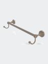 Dottingham Collection 18" Towel Bar With Integrated Hooks - Antique Pewter