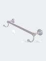 Dottingham Collection 18" Towel Bar With Integrated Hooks - Satin Chrome