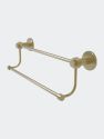 Mercury Collection 36" Double Towel Bar With Grooved Accents - Satin Brass