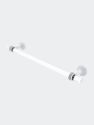 Pacific Beach Collection 30" Towel Bar with Dotted Accents - Matte White