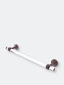 Pacific Beach Collection 30" Towel Bar with Grooved Accents - Antique Copper