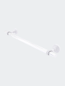 Pacific Grove Collection 24" Towel Bar With Twisted Accents - Matte White