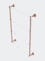 Pacific Grove Collection 4 Tier 24" Ladder Towel Bar With Twisted Accents - Brushed Bronze