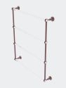 Pacific Grove Collection 4 Tier 30" Ladder Towel Bar With Grooved Accents - Antique Copper