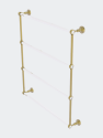 Pacific Grove Collection 4 Tier 30" Ladder Towel Bar With Grooved Accents - Unlacquered Brass