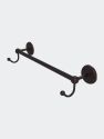 Prestige Monte Carlo Collection 18" Towel Bar with Integrated Hooks - Antique Bronze