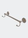Prestige Monte Carlo Collection 18" Towel Bar with Integrated Hooks - Antique Pewter