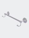Prestige Monte Carlo Collection 18" Towel Bar with Integrated Hooks - Satin Chrome