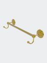 Prestige Monte Carlo Collection 30" Towel Bar With Integrated Hooks - Polished Brass