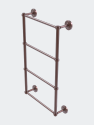 Prestige Regal Collection 4 Tier 36" Ladder Towel Bar With Grooved Detail - Antique Copper