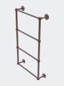 Prestige Skyline Collection 4 Tier 36" Ladder Towel Bar With Dotted Detail - Antique Copper