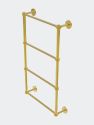 Prestige Skyline Collection 4 Tier 36" Ladder Towel Bar With Dotted Detail - Polished Brass