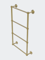 Prestige Skyline Collection 4 Tier 36" Ladder Towel Bar With Dotted Detail - Satin Brass