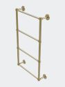 Prestige Skyline Collection 4 Tier 36" Ladder Towel Bar with Twisted Detail - Satin Brass