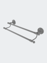 Que New Collection 24" Double Towel Bar - Matte Gray