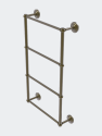 Que New Collection 4 Tier 36" Ladder Towel Bar With Twisted Detail - Antique Brass