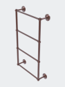 Que New Collection 4 Tier 36" Ladder Towel Bar With Twisted Detail - Antique Copper