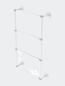 Que New Collection 4 Tier 36" Ladder Towel Bar With Twisted Detail - Matte White