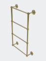 Que New Collection 4 Tier 36" Ladder Towel Bar - Unlacquered Brass