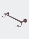 Waverly Place Collection 18" Towel Bar With Integrated Hooks - Antique Copper